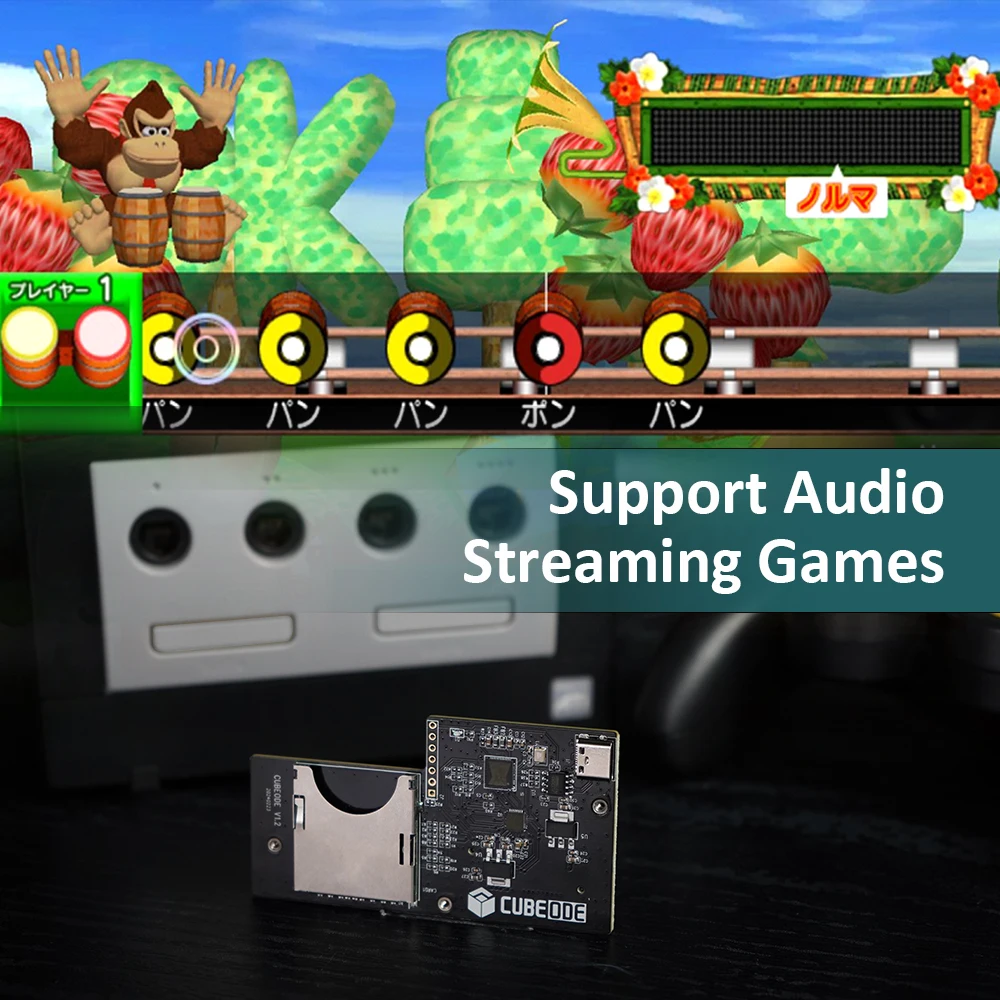 RetroScaler CUBEODE V1.2 Optical Drive Emulator for GC Loder Swiss SD2SP2 Replace for All Version NGC GameCube Game Console