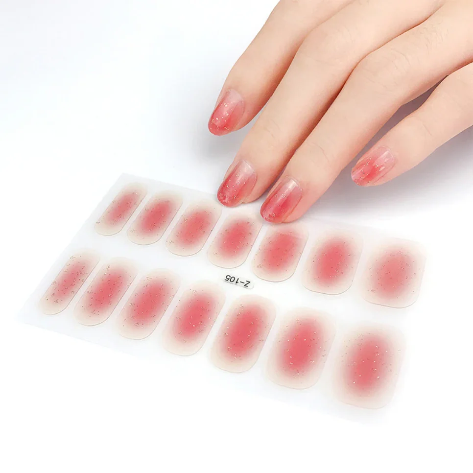 

14pcs 3D Diamond Nail Stickers Hot Stamping Craft Stickers Starry Sky Floral Lattice Line Design Waterproof Nail Stickers Tools