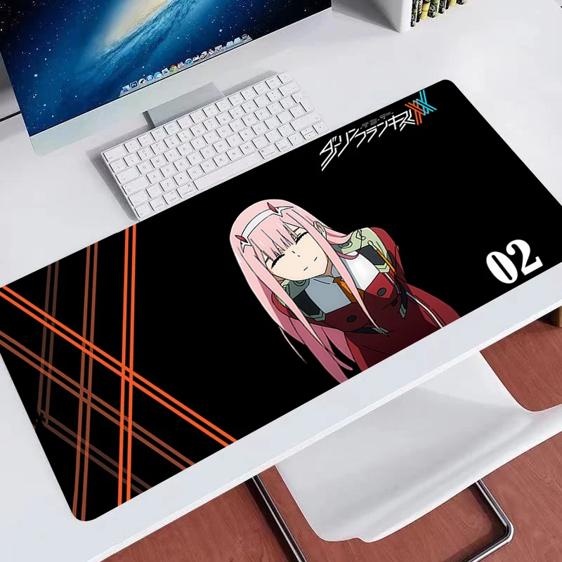 Desk Mat Gamer Mousepads Zero Two Pc Mouse Pad Office Desk Pads Large Mousepad Non-slip Mouse Mats Gifts For Computer gift XXL 5