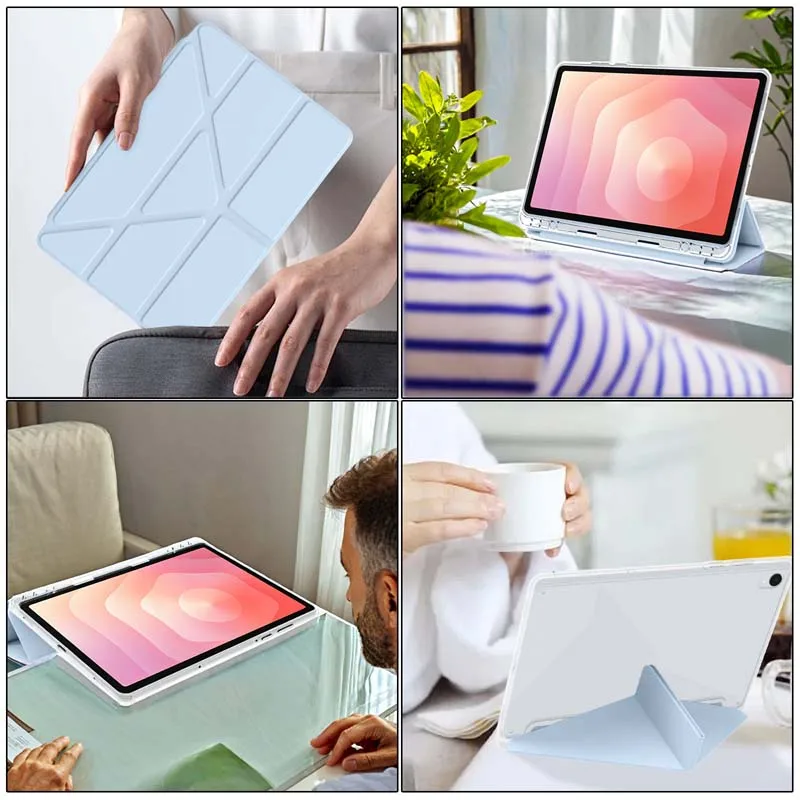 Premium PU Leather Protective Cover with Pen Slot