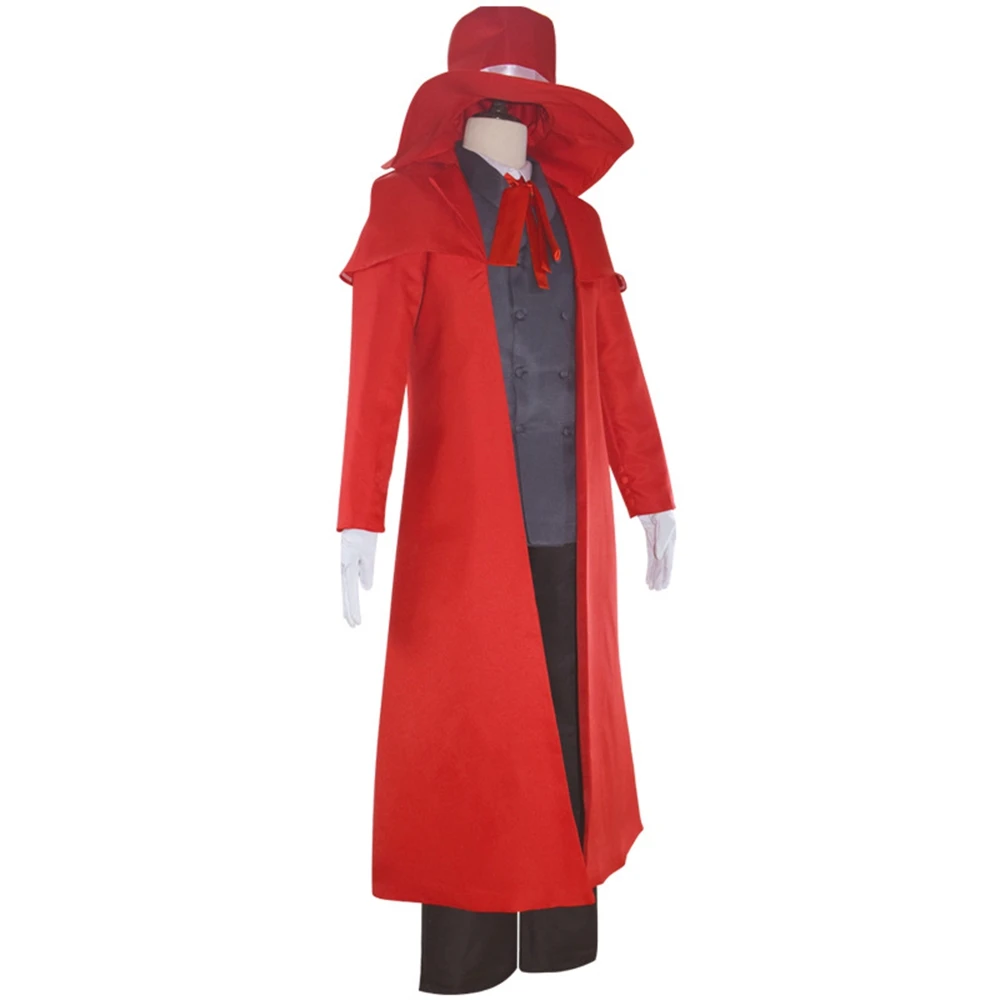 Animes Style New Vampire Hunter Cosplay Hellsing Alucard Costumes Cool Man  Suits Content Long Coat Best Outfits Glasses Wigs Cap - AliExpress