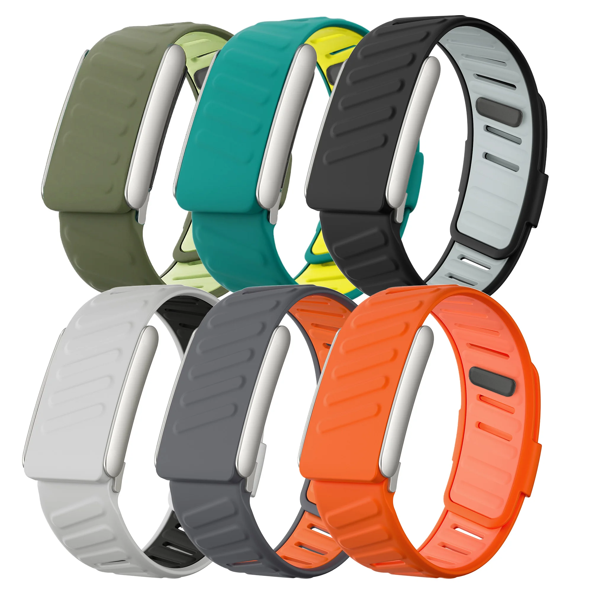thumbnail image 2 of Super Soft Sport Flex Silicone Wristband For Whoop 5.0 MG ONE Peak Whoop 4.0 Heart Rate Monitor Waterproof And Sweatproof 2 of 10