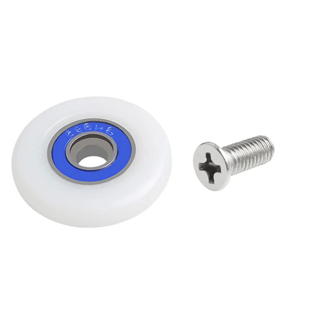 8Pcs Replacement Shower Door Roller Runner Wheels 19/23/25mm Sliding Shower Door Roller Wheel Runners Pulley Replacement