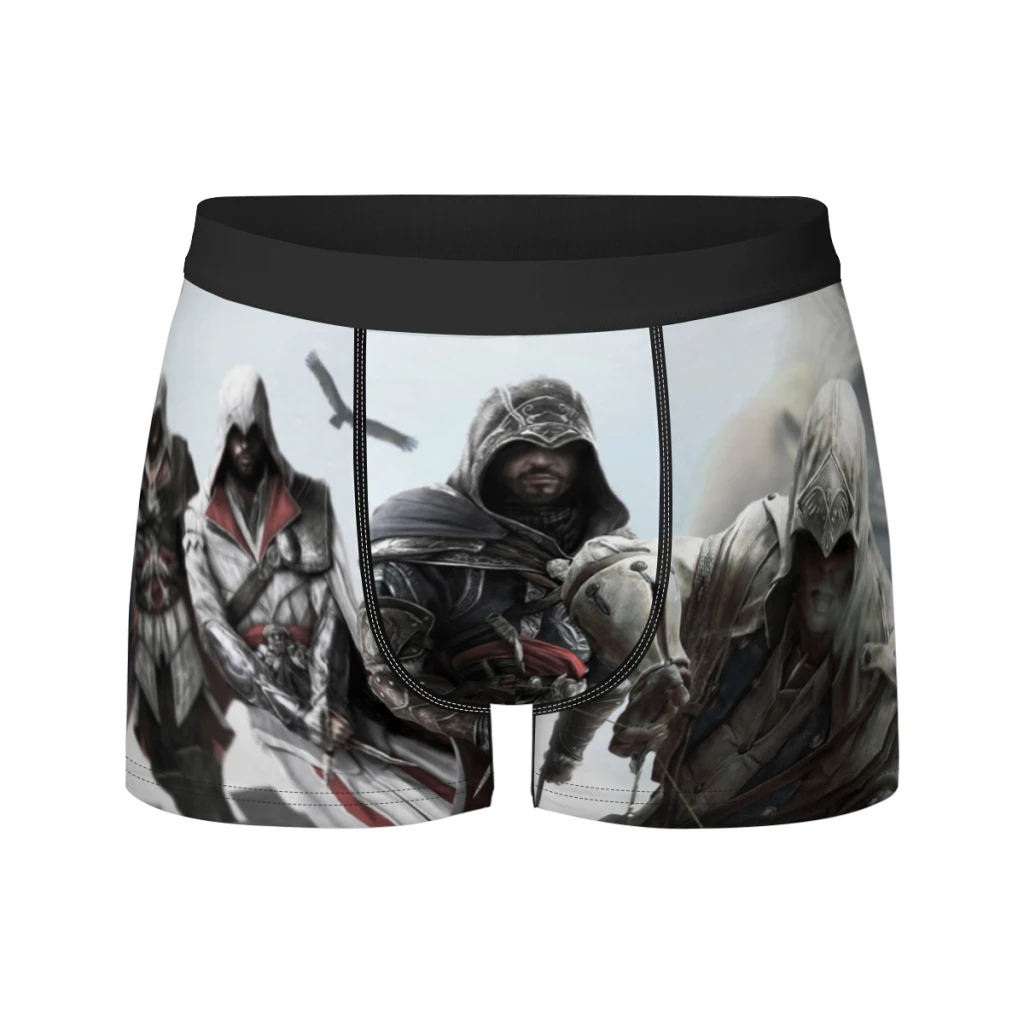 thumbnail image 1 of Ropa interior de seda de leche para hombre, calzoncillos tipo bóxer, bragas para hombre, calzoncillos tipo bóxer, ropa interior para hombre, Assassin-Creed-Arno-Dorian, 1 of 5