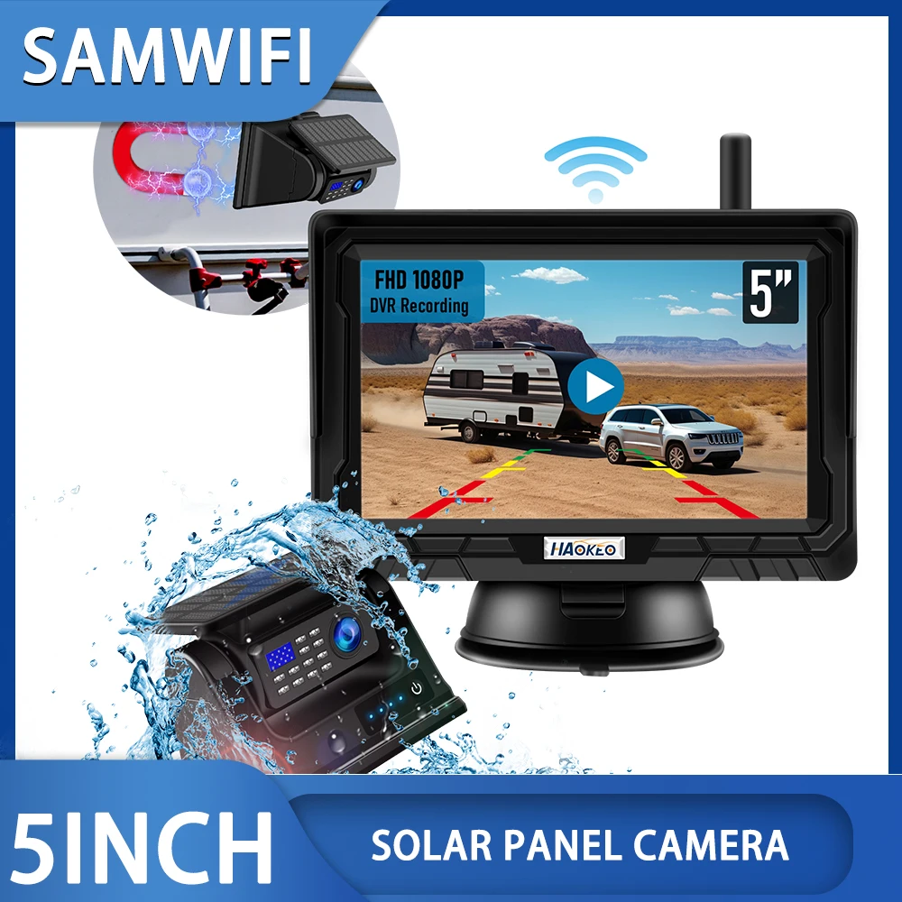 

Беспроводная камера заднего вида, с ночным видением, 5"