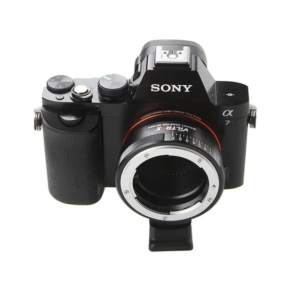 VILTROX NF-NEX Mount Adapter Ring Full Frame Compatible for Nikon F G Lens to E