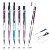 Mechanical Pencil Ball-Point Pen 2 In 1 Blue Ink 0.3 0.5 0.7 0.9mm HB Lead Smooth Writing School Office Writing Stationery 2
