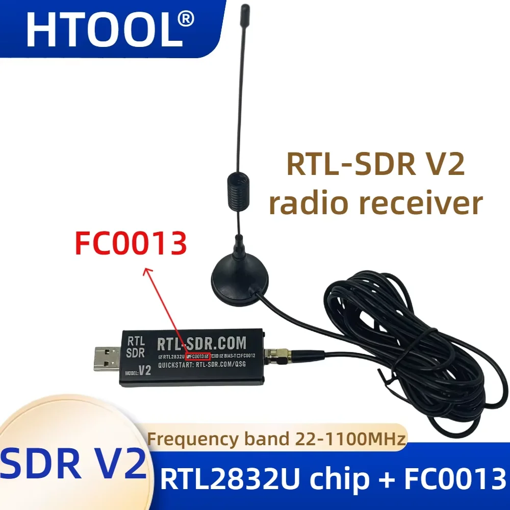 เครื่องรับสัญญาณ SDR ช่วงความถี่กว้าง 22-1100MHz