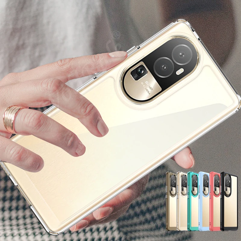Per Oppo Reno 10 Pro Plus Custodia Cover Reno 10 Pro Plus Capas Trasparente Trasparente Multicolore Per Fundas Oppo Reno 10 Pro Plus Cover