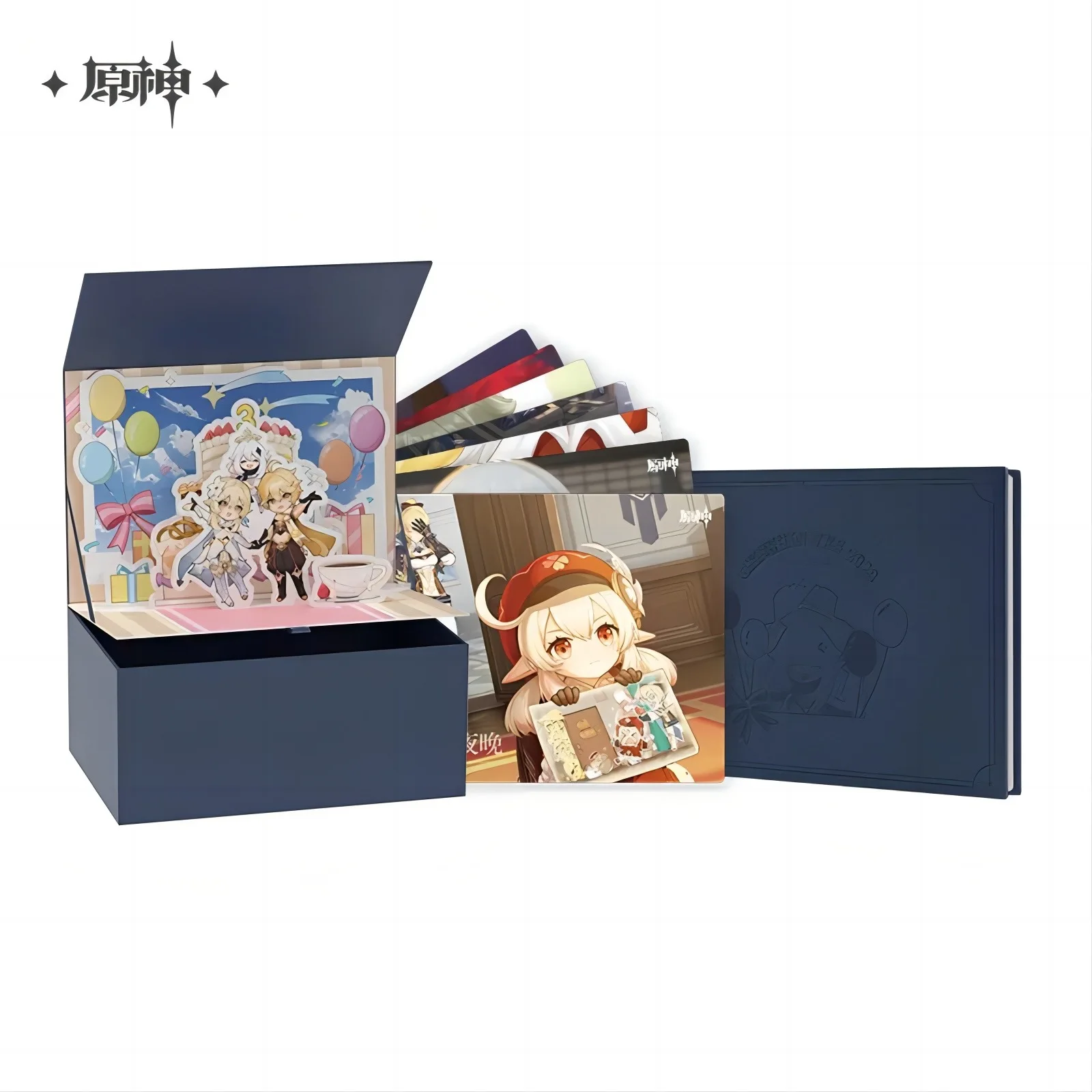 

miHoYo Game Genshin Impact Official Collection Card Gift Box Props Toy Anime Cute Cosplay C