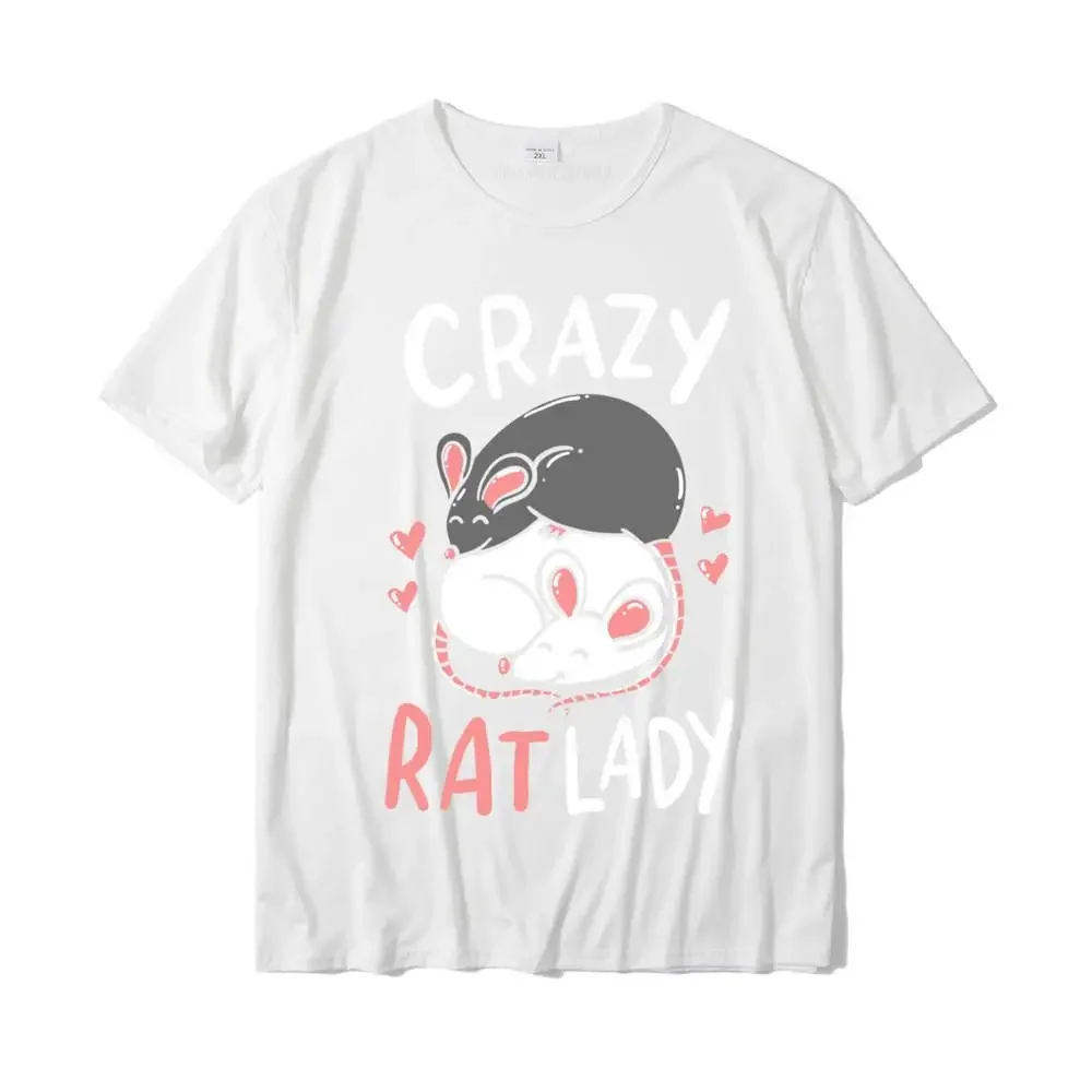 

Kawaii Rat Rats Crazy Ratcouple Loveer Cute Funny Pet Gift Aesthetic Tops for Women Harajuku Streetwear Camisetas De Mujer