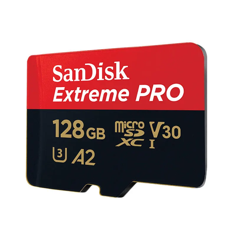 Карта пам’яті SanDisk Extreme PRO 512 ГБ Micro SD Card SDXC UHS-I 128 ГБ 256 ГБ 64 ГБ U3 C10 V30 A2 4K TF Flash Card Adapter для DJI