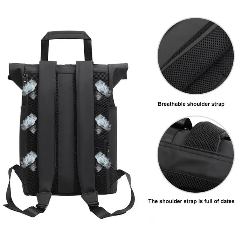 Waterproof Business Backpack Men Laptop Backpack Travel Work Bag Business Large Capacity Work Daypack for camping