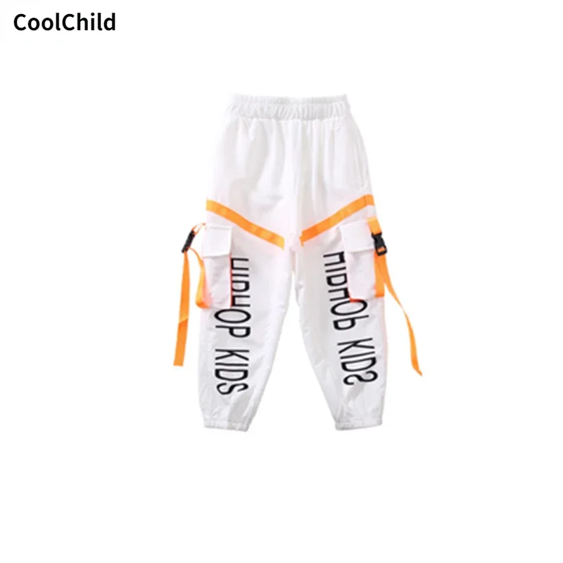 Pantalon Cargo Fille - Taille Haute, Coupe Large, En Coton - Parfait Pour Le Jeu, L'école Ou La Danse