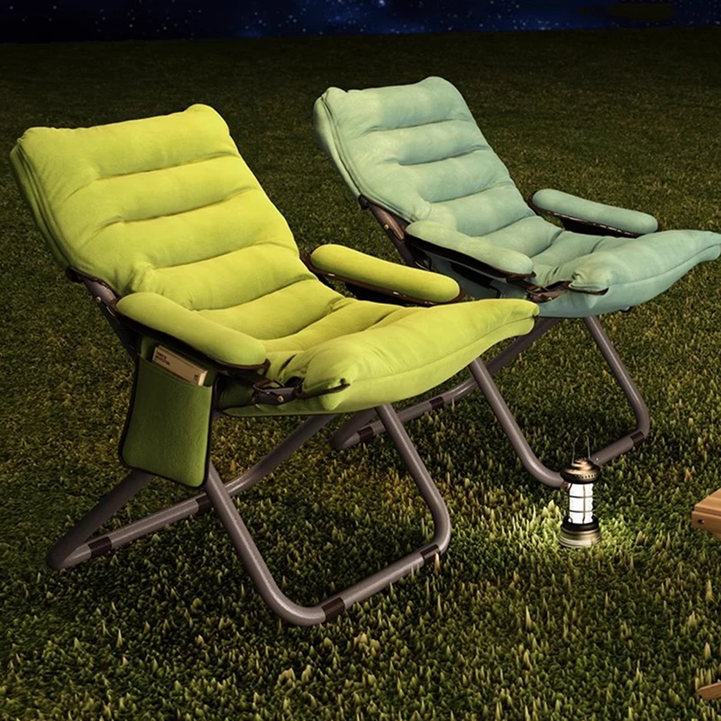 Large Garden Lounge Chaise Lounges Wicker Chairs Outdoor Terrace Bed Rocking Floor Chair Relaxing Furniture Stool Camping Relax