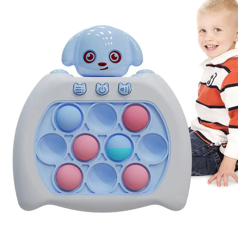 

Kids Push Bubble Sensory Toy Electric Toy For Adults Quick Push Bubble Game Handle Toys 4 Modes Pinch Sensory Quick Push Game