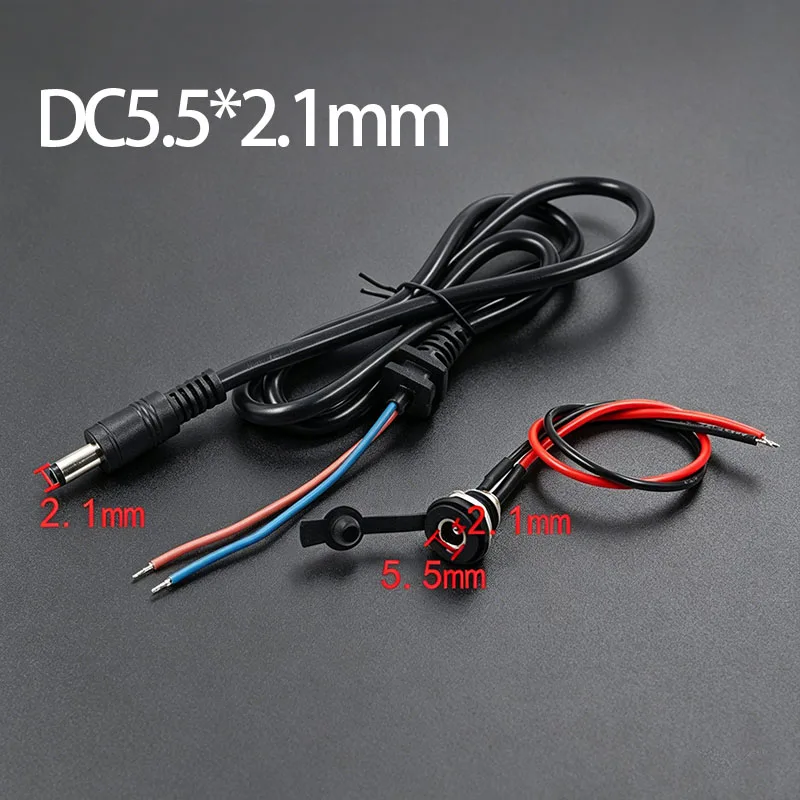 1PC/1Set DC 5.5x2.1/2.5mm 36V 48V 전자 자전거 리튬 이온 배터리 전기 자전거 충전기 용 남성 여성 충전 케이블