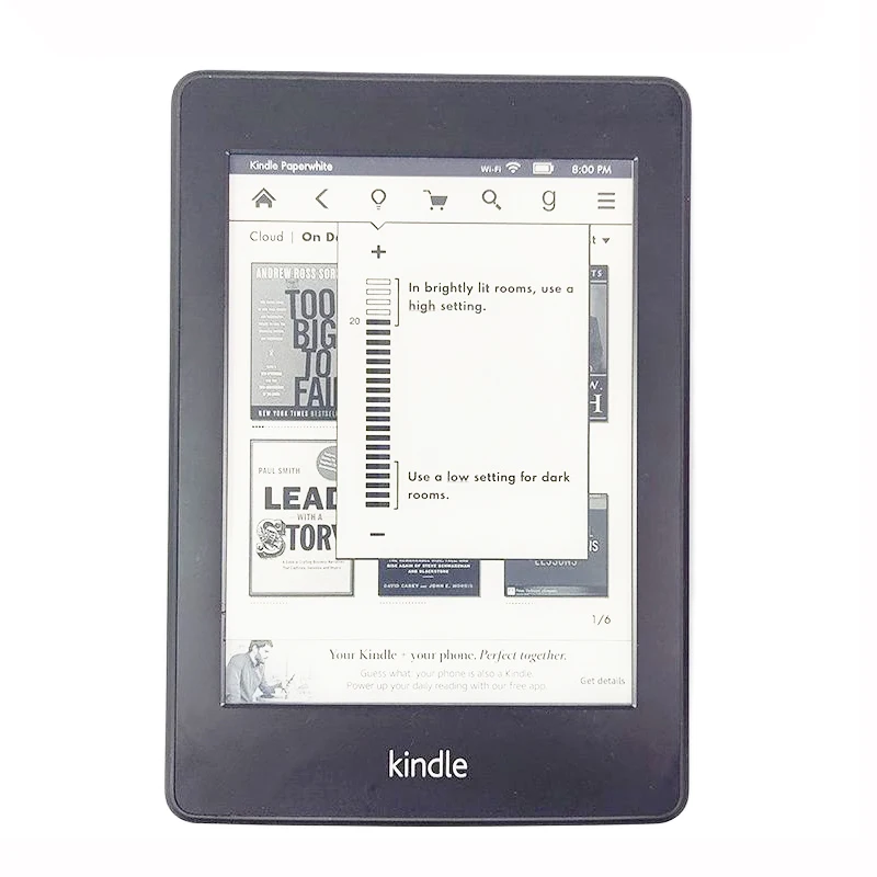 With Backlight Reading At Night 6 inch Ink Touch Screen Eink Ebook