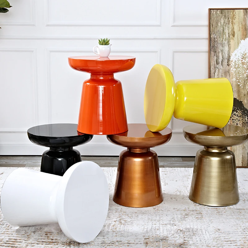 

Unique Side Table Bedroom Dressing Round Nightstands Small Mini Table Outdoor Tea Dining Mesas De Centro Para Salon Furniture