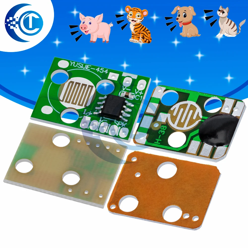 Tiger Sound Generator Module DIY & Toy Project Sound Module: 3V-4.5V Triggered Animal Barking (Dog ...