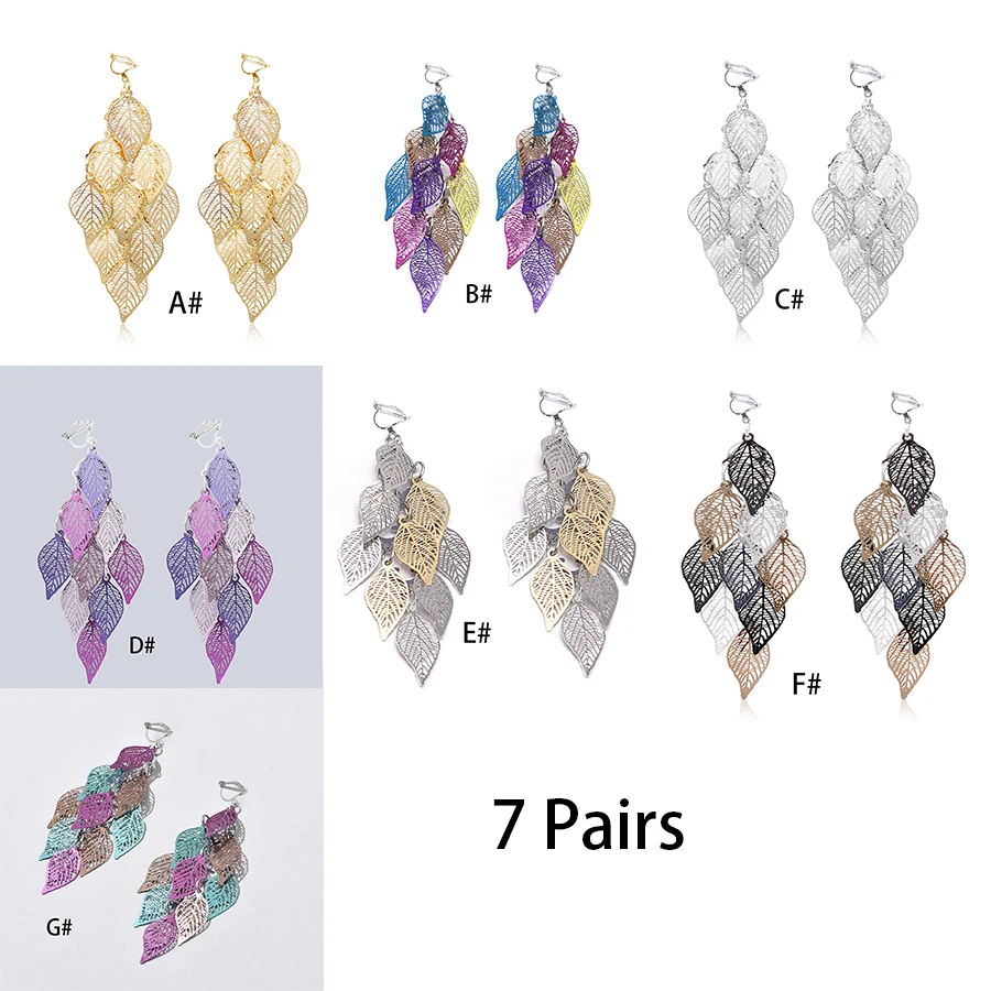 leaf earrings
