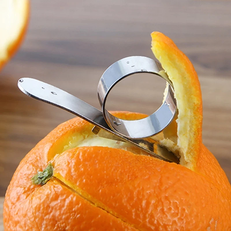 Stainless Steel Orange Peeler Citrus Grapefruit Orange Peel Peeler Vegetable and Fruit Peeling Knife Small Kitchen Peeling Tool_voghion.com
