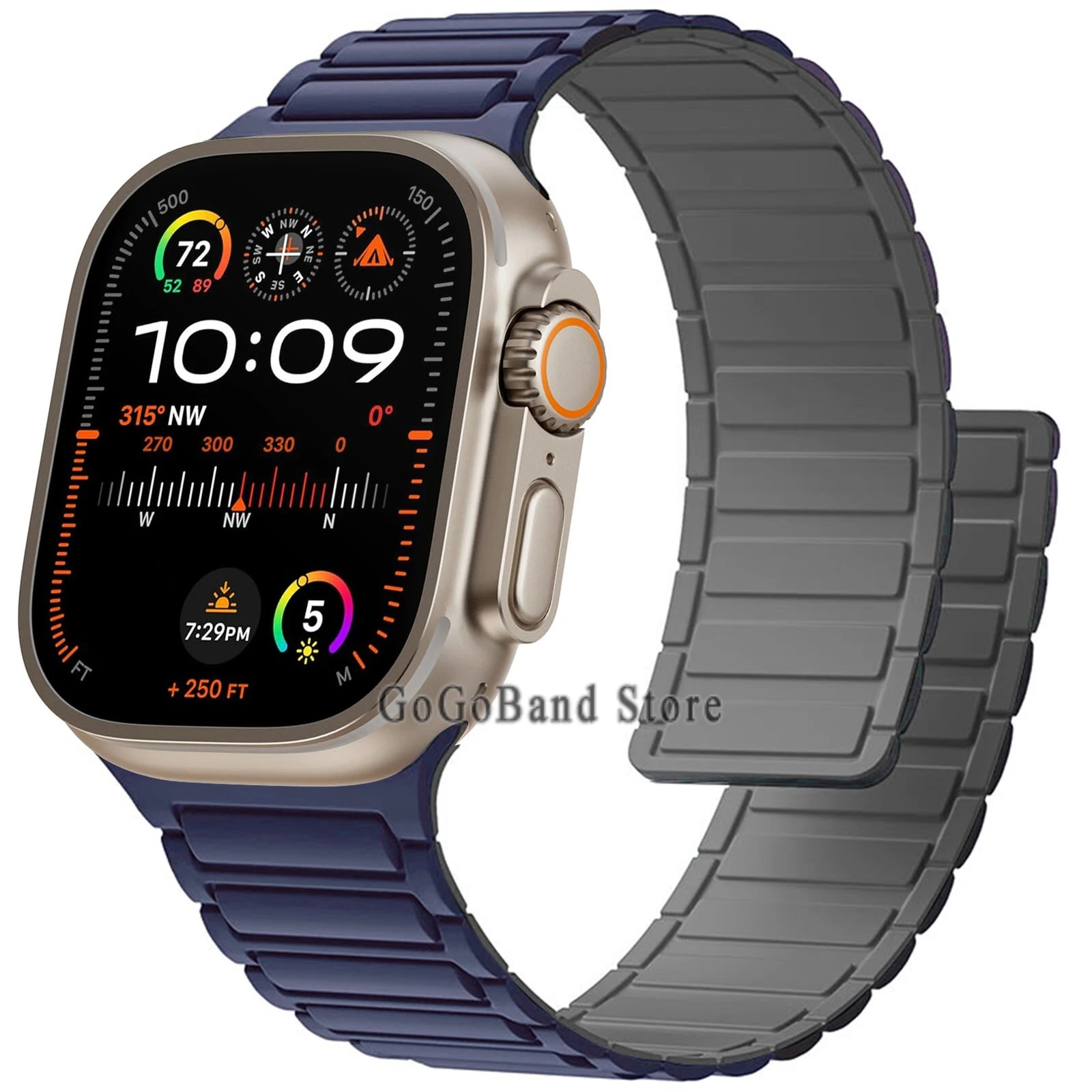 Sport Silicone Magnetic Strap Bracelet