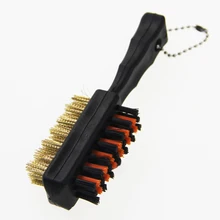 

Gof Accessories Golf Club Brush Golf Groove Cleaning Brush 2 Sided Golf Putter Wedge Ball Groove Brush Hanging Cleaning Tool Kit