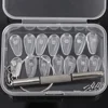 20Pcs/Set Silicone Glasses Nose Pad Airbag Soft Air Non-Slip Air Cushion Boles with Screws Screwdrivers Eyeglasses Accessories 2