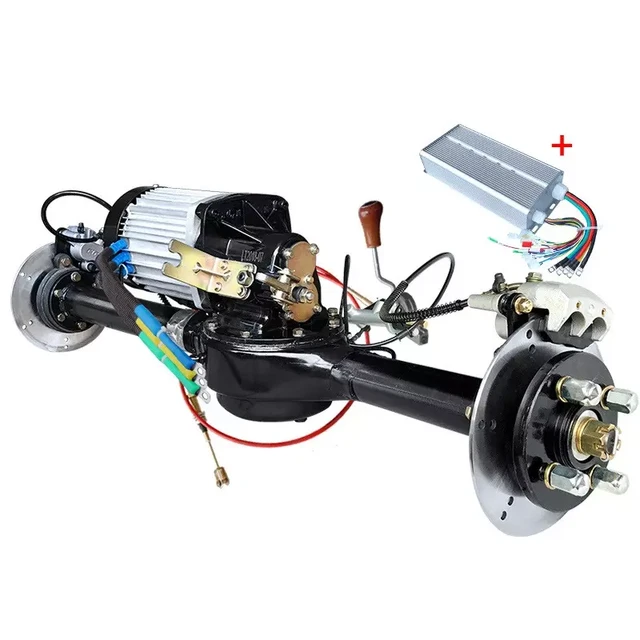 48v 5000w Brushless Differential Motor Rear Axle Assembly Ev Rear Axle  Conversion Kit For Car - Axle Parts - AliExpress