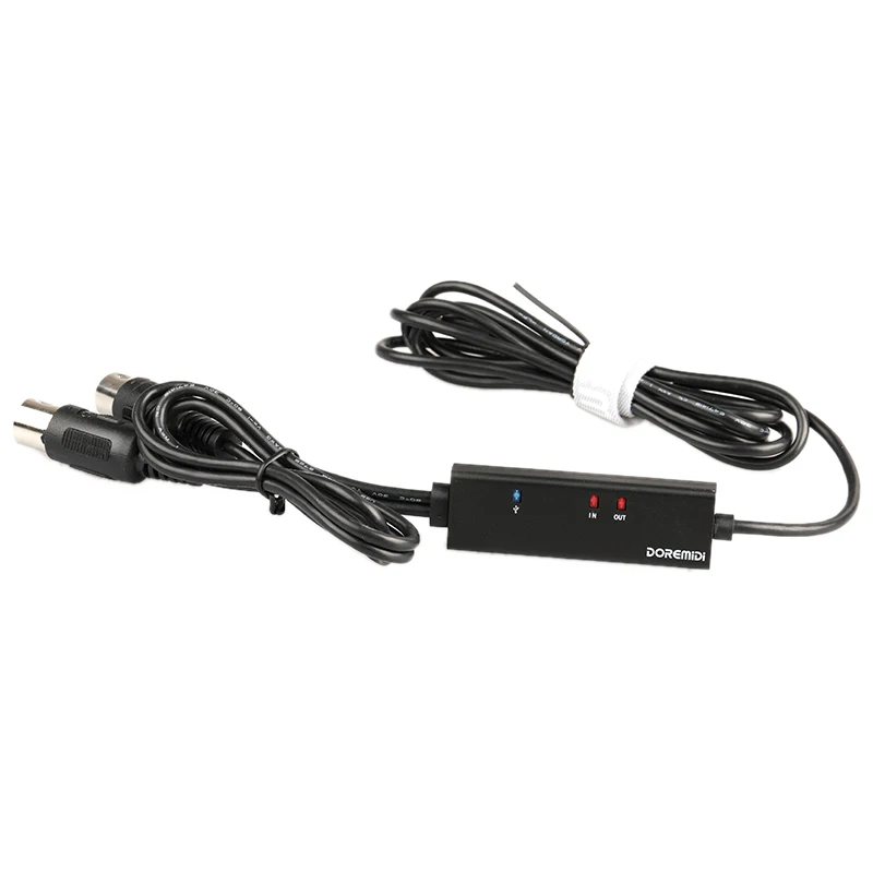 MIDI USB Cable DOREMiDi MTU-11 MIDI to USB C Type C Converter with Indicator Light For MacBook Android