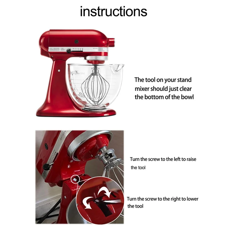 N-MEOF Paddle Attachment for 4.5–5 Qt Tilt-Head Stand Mixers 6