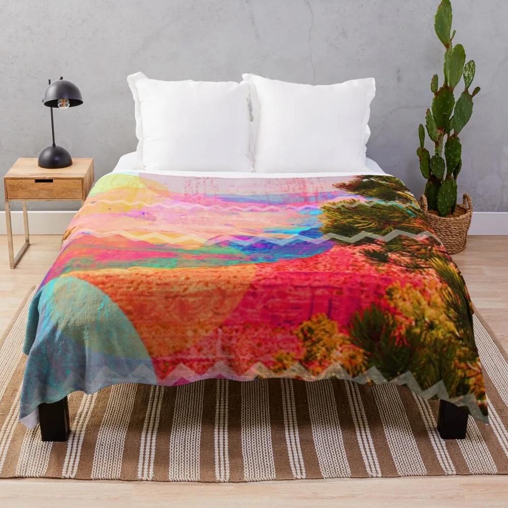

Haze Throw Blanket Soft Plaid