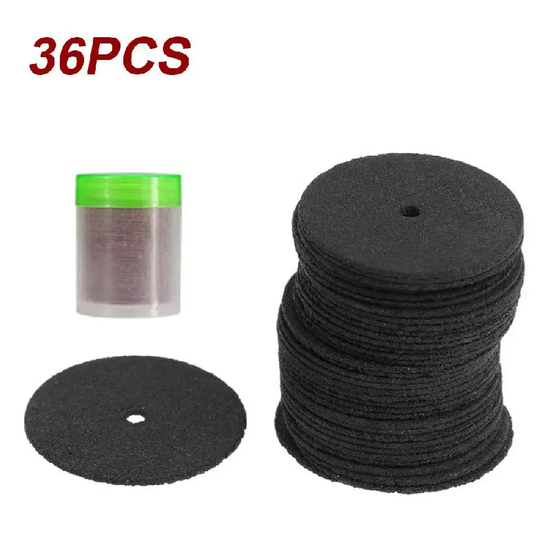 

UYANGG 36pc Dremel Accessorie 24mm Abrasive Disc Cutting Discs Reinforced Cut Off Grinding Wheels Rotary Blade Disc Cuttter Tool