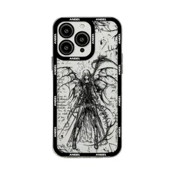 Retro Punk Angel Cool Phone Case for OPPO A55 4G (TSY-2182CS24906A1)