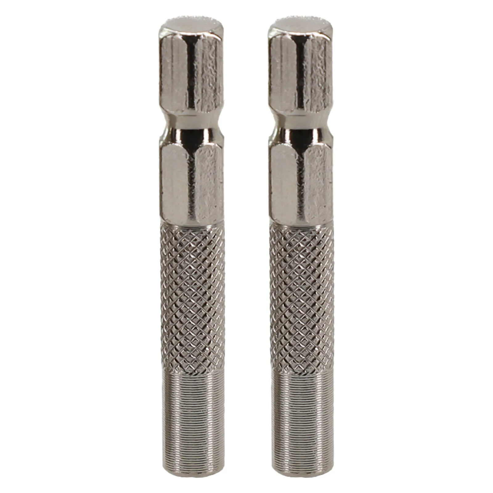 2pcs Hex Shank 6.35mm 1/4" Insert Bit Adapter To System 4mm 4 Screwdriver Micro Bit Adapter Magnetic Holder Handle Hand Tool