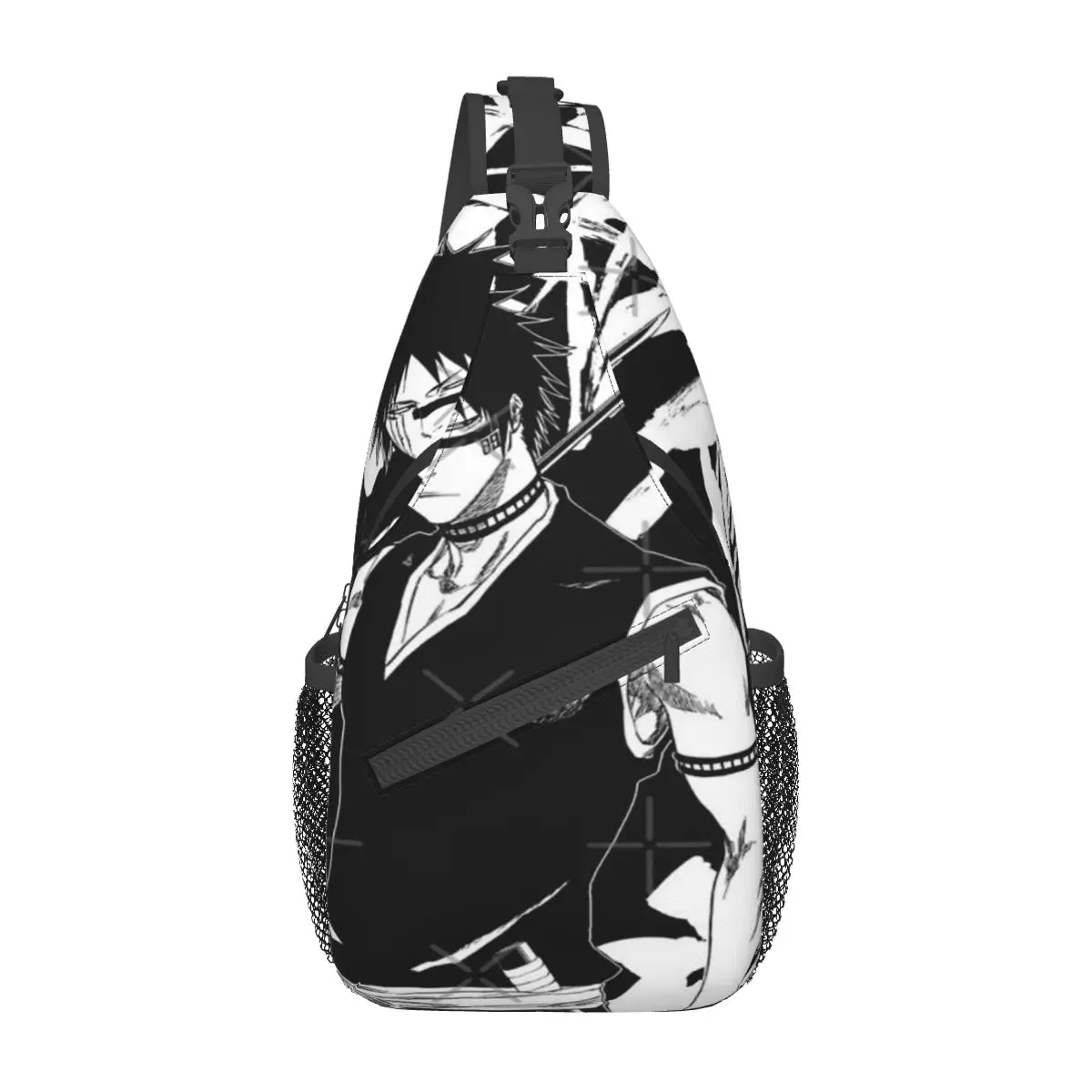 

Cool Manga Style Art Anime Character Chest Bag Modern Polyester fabric Travel Cross chest bag Customizable