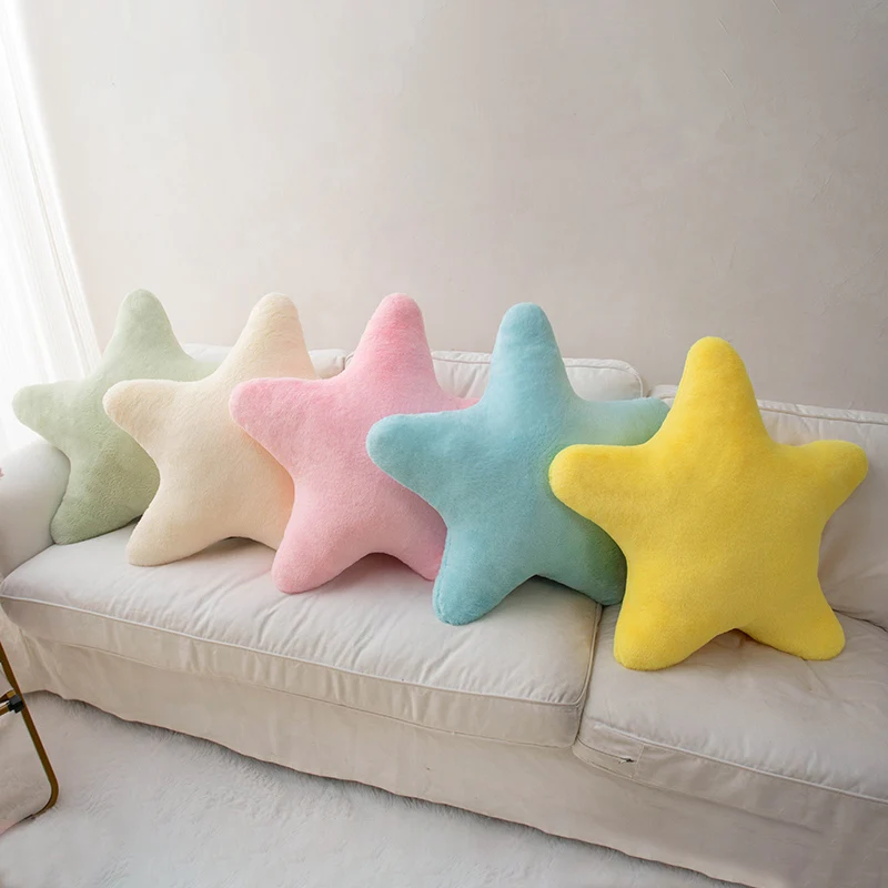 Star Throw Pillow Plush Doll Toy Super Soft Sleeping Pillow Sofa Cushion Bedroom Ornaments Office Girl Birthday Gift