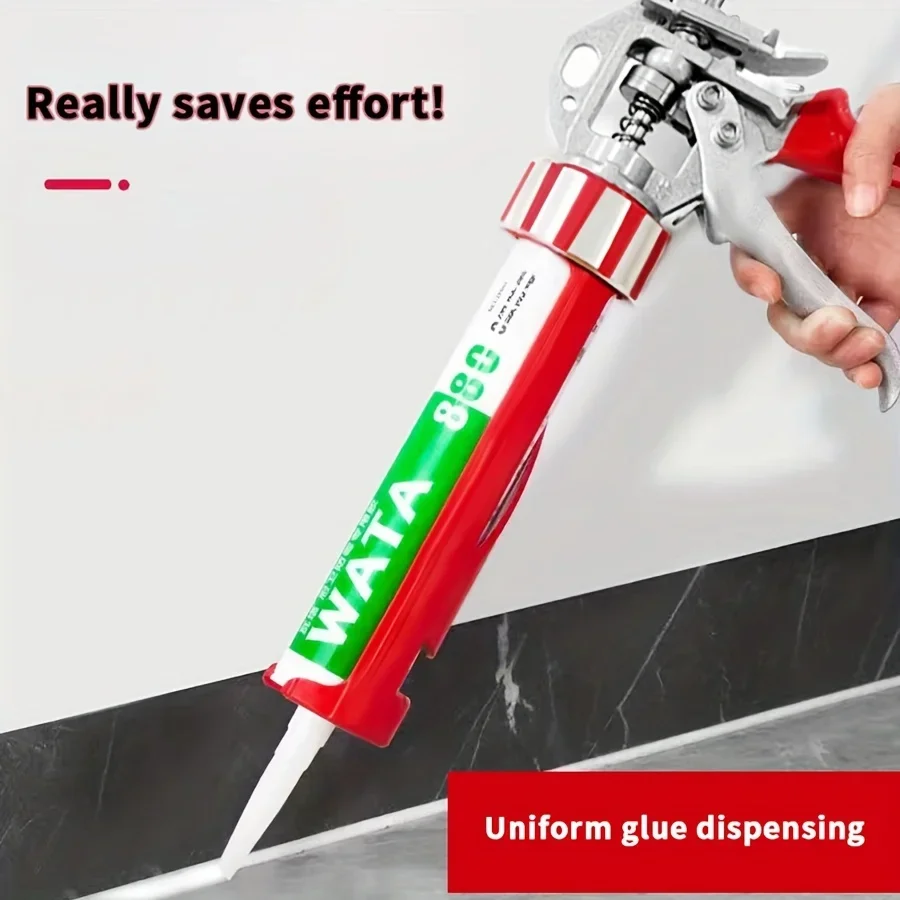 3 Bearing Soft Glue Gun Structure Manual Caulking Gun Glass Glue Guns Paint Finishing Tools Glue Seals For Doors And Windows 4