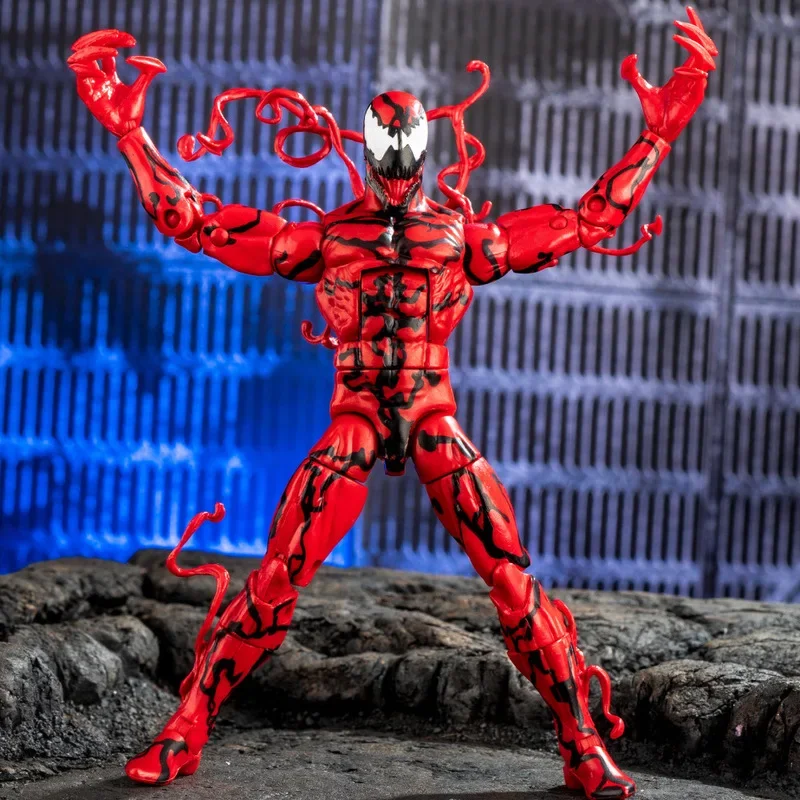 Marvel Action Figures Venom Carnage Action Figures Amazing Spider Man Villain Symbiote Cletus Kasady Legends Toys Model Doll