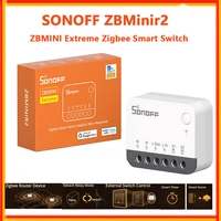 SONOFF Zbminir2 Extreme Zigbee Smart Switch Smart Home DIY Switch Module ZBMini External Switch Control Via eWelink APP Alexa