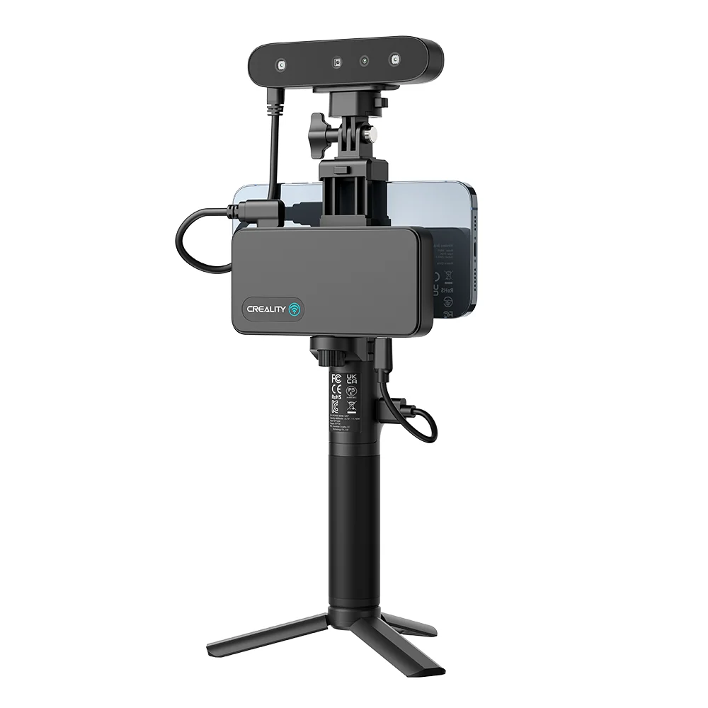 Creality CR-Scan Ferret Pro 휴대용 핸드헬드 3D 스캐너, 손떨림 방지 추적, WiFi6 무선 스캐닝, 0.1mm 정확도, 24 비트