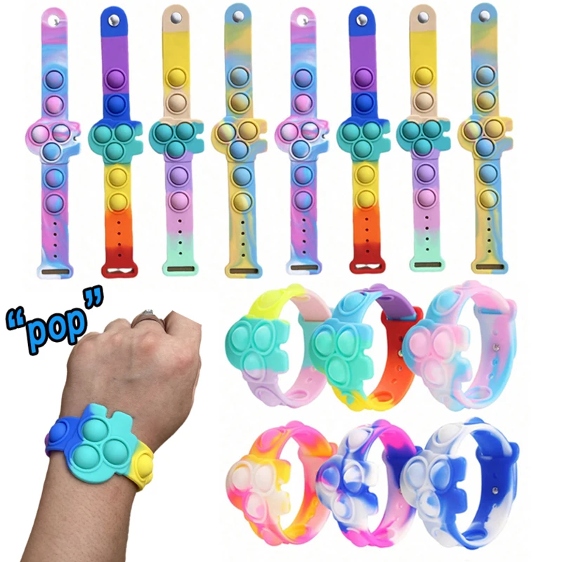 Pop Bubble Bracelets Kids Fidget Sensory Toy