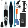 14 Inflatable Stand  Paddle Board for Racing 28 Narrow Design for Expert Paddlers with NonSlip EVA Deck Pad, Includes Premium