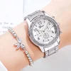 Women Brand Watches 2024 Luxury Rose Gold Simplicity Digital Design Ladies Quartz Watch Business Women Watch Steel Strap Female 6