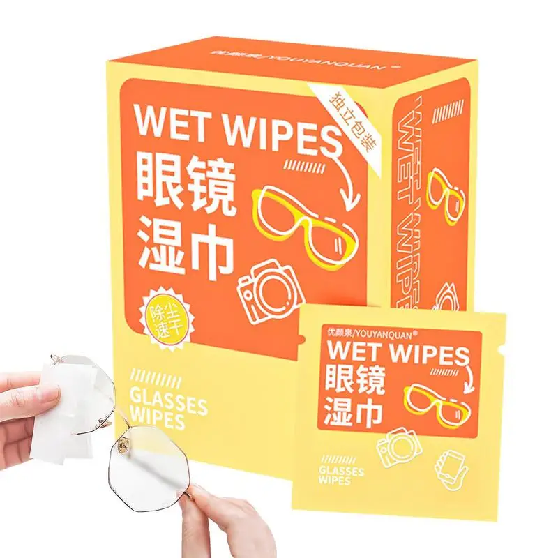 Cleaning Wipes For Lens Cleaner Pre-Moistened Individually Wrapped