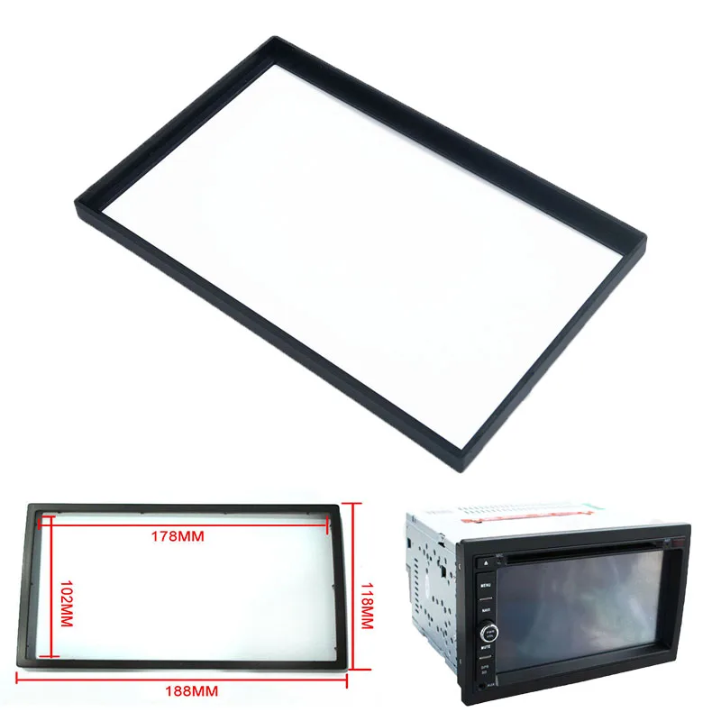 

Car Radio Panel Frame 2 Din Android Player Frame 7'' Transform Framework 178 X 102mm Panel Dash Bezel Panel Mounting Frame