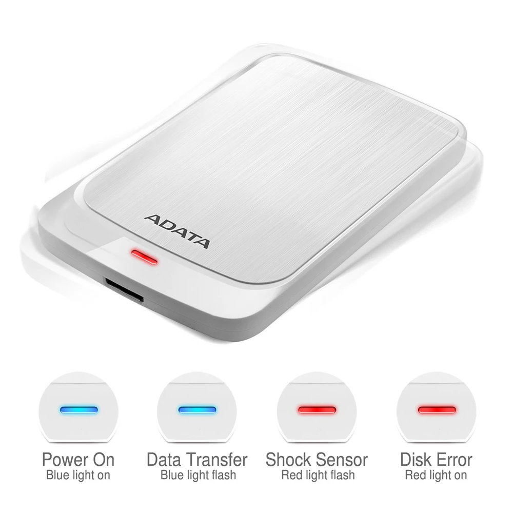 ADATA HV320外付けハードドライブ HDD USB 3.2 スリムハードディスク