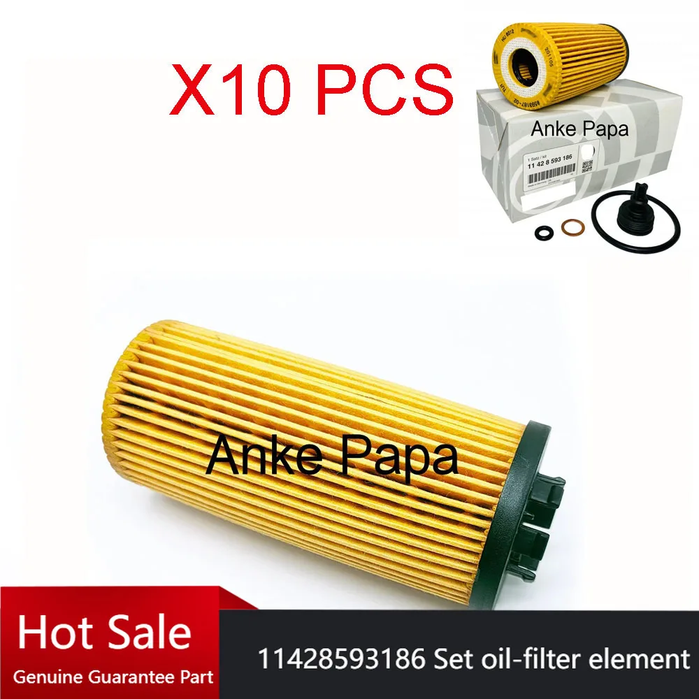 Set oil-filter element 11428593186 for Mini X1 F48 M135i F40 X2 F39 F45 F56 F55 car oil filter car filter car filter set