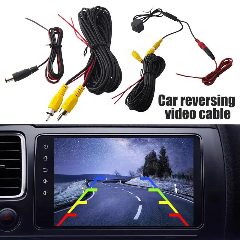 Auto MIB radio omgekeerde achteruitrijcamera video stekker converter kabel adapter voor VW RBG 315 510 Golf 5 6 7 GTI R Tsi GTR/Magotan B6 B7/Polo Passat Lamatas GTS Phaeton CC MK6 EOS